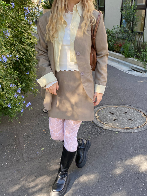 バイカラーレディ2ピースセット | SL2244638 | ベージュ