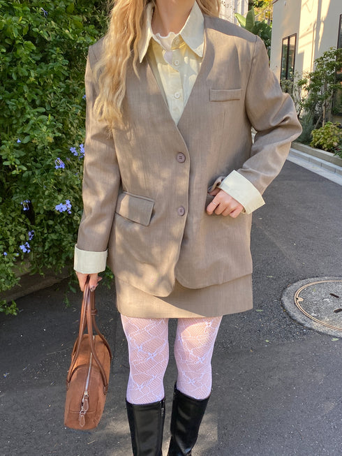 バイカラーレディ2ピースセット | SL2244638 | ベージュ