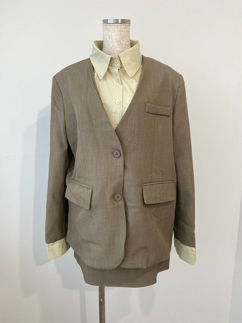 バイカラーレディ2ピースセット | SL2244638 | ブラック