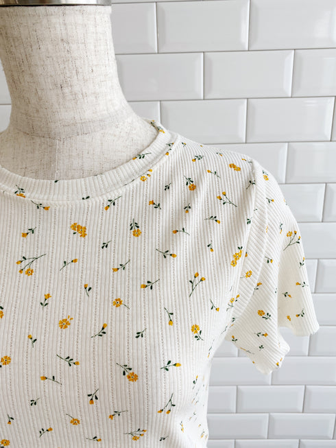 flower thermal tee | SL2241627 | アイボリー