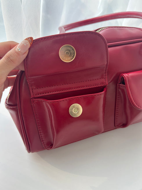 ダブルポケットボストンバッグ | SL1243601 | レッド