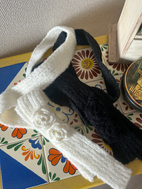 ローズニットタイ | SL4244606 | ブラック