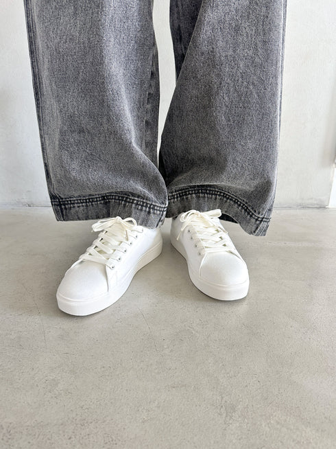 POLOCHAMPS(ポロチャンプス)/ワンポイント刺繍 ローカット キャンバススニーカー | IM3251006 | ライトグレー