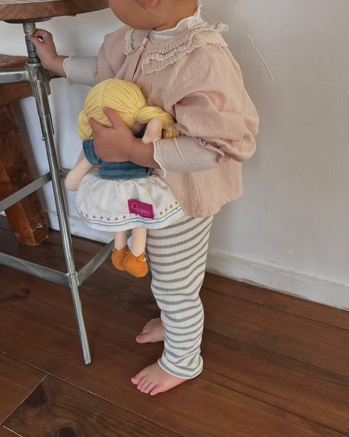 ワッフルボーダーレギンスPT | LB2234011 | グレー