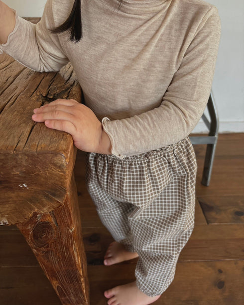 フリルタートルトップス | LB2234008 | オートミール