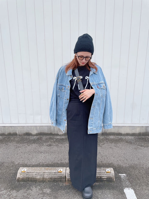 リボンTシャツ | AN2241202 | ブラック