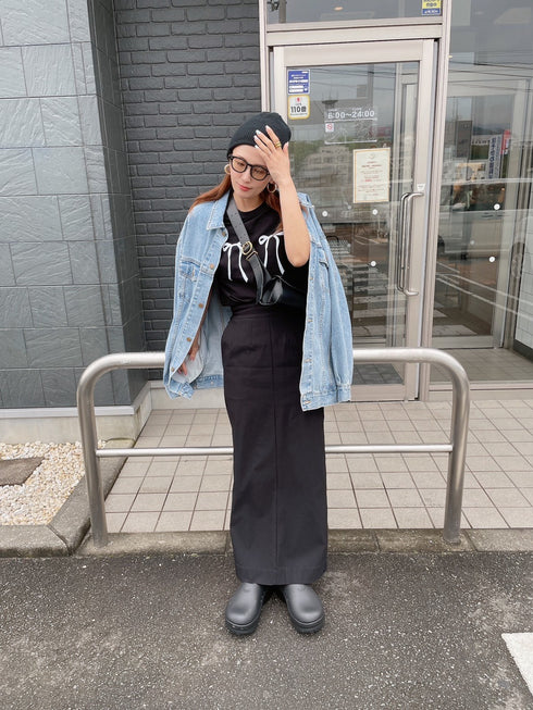 リボンTシャツ | AN2241202 | ブラック