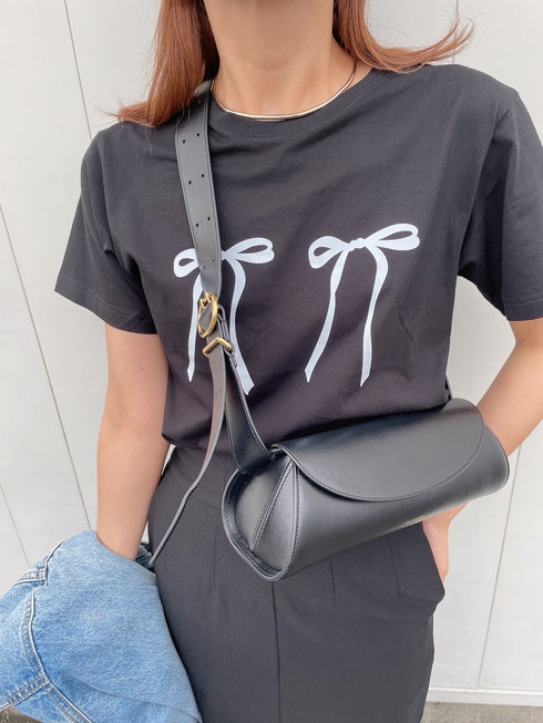 リボンTシャツ | AN2241202 | ブラック