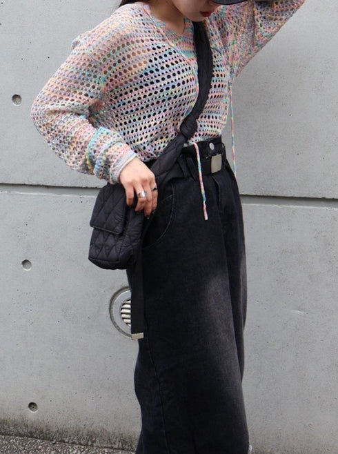 キルティングミニバッグ | IT1242401 | ブラック