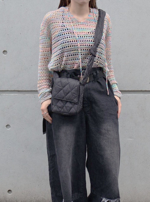 キルティングミニバッグ | IT1242401 | ブラック