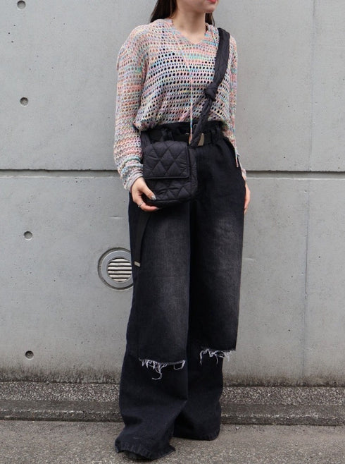 キルティングミニバッグ | IT1242401 | ブラック