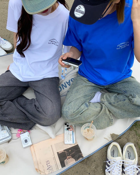 バックプリントTシャツ | CH2242805 | ブルー