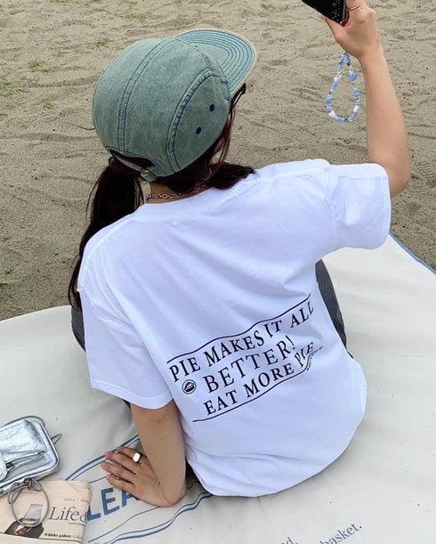 バックプリントTシャツ | CH2242805 | ホワイト