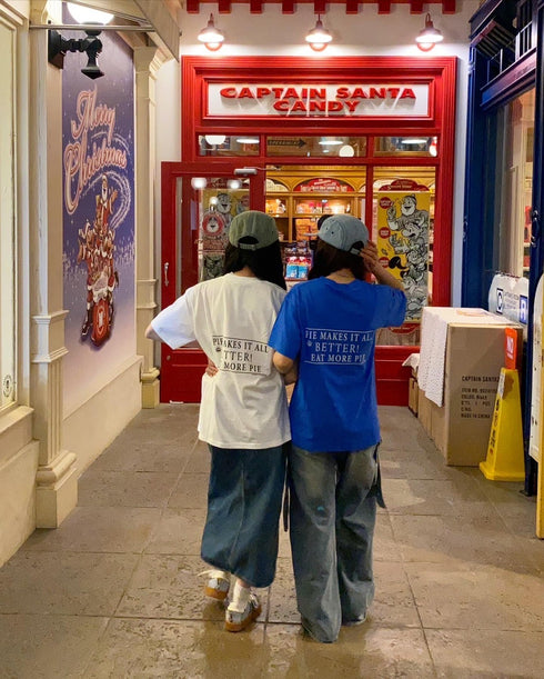 バックプリントTシャツ | CH2242805 | ブルー