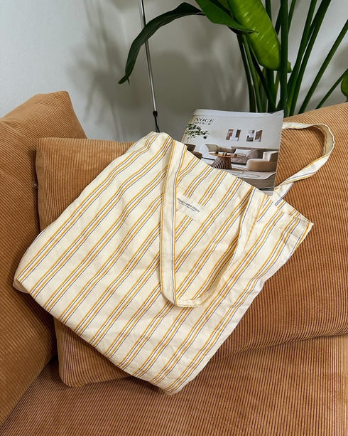 ストライプトートバッグ | CH1242801 | オレンジ