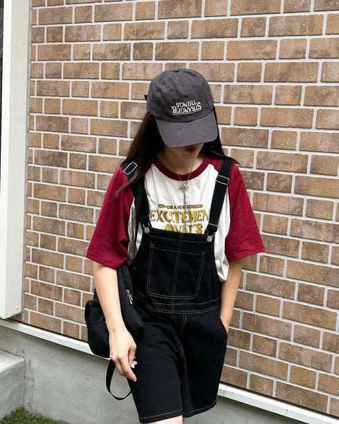 デニムミニサロペット | CH2242829 | ブラック