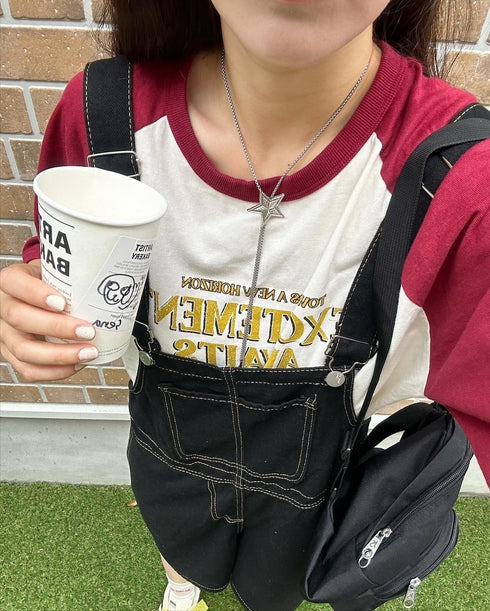 デニムミニサロペット | CH2242829 | ブラック