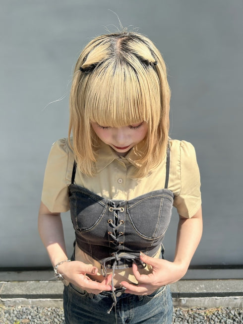 デニムビスチェ | GR2242502 | ブラック