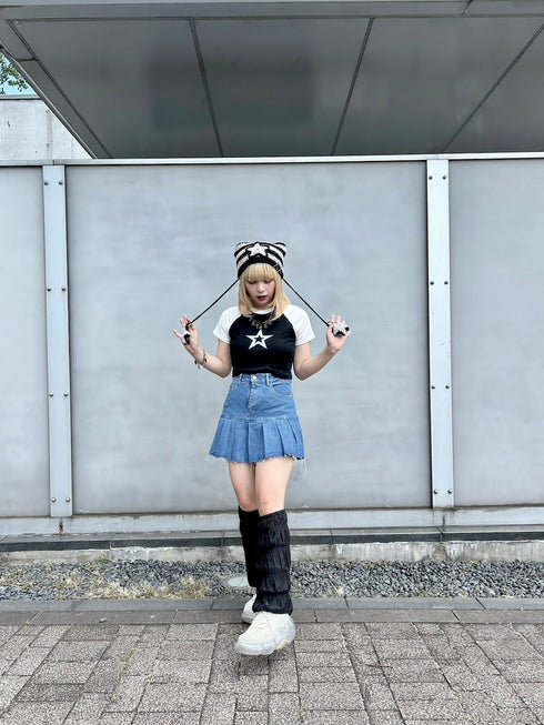 デニムプリーツスカート | GR2242517 | ブルー