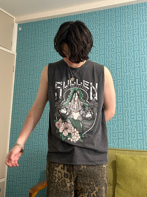 メンズライクノースリーブトップス | GR2242521 | グレー