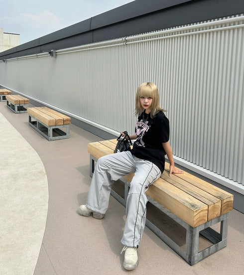 バタフライデザインTシャツ | GR2242531 | ブラック