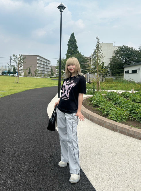 バタフライデザインTシャツ | GR2242531 | ブラック