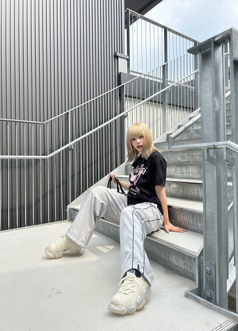 バタフライデザインTシャツ | GR2242531 | ブラック