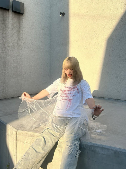 レースティアードチュニック | GR2242536 | ホワイト