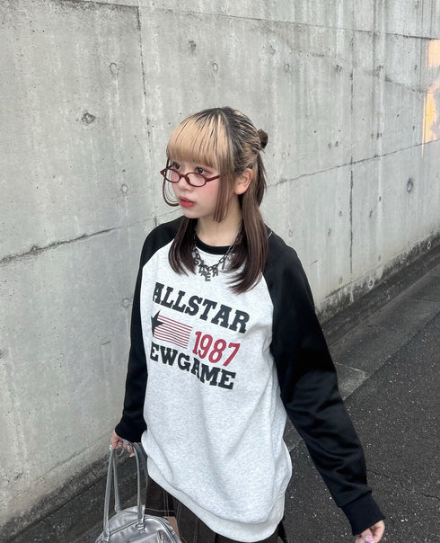 ラグランロゴスウェット | GR2244507 | グレー