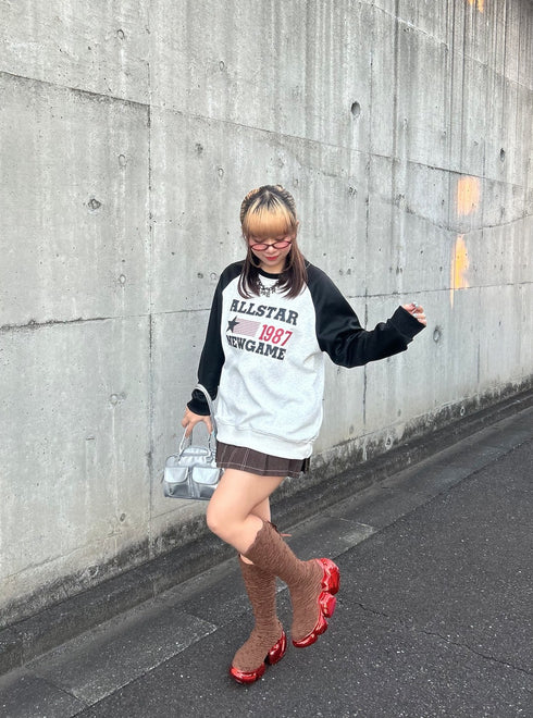 ラグランロゴスウェット | GR2244507 | グレー