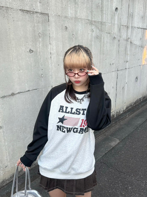 ラグランロゴスウェット | GR2244507 | グレー