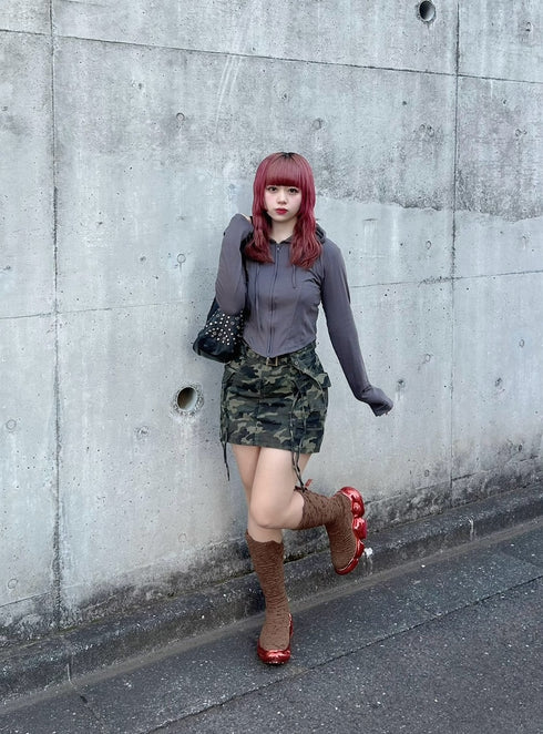 フーディージップカーディガン | GR2251501 | グレー