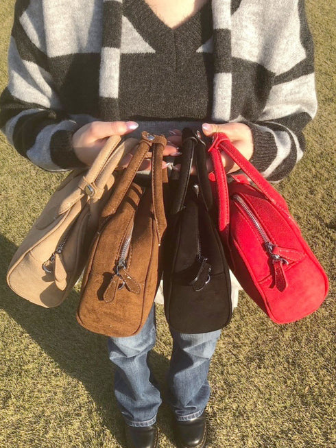 2WAYスエードハンドバッグ | IN1244704 | ブラウン