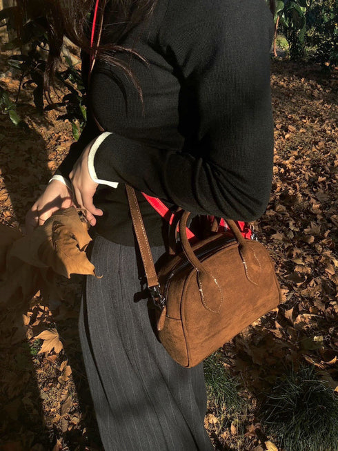 2WAYスエードハンドバッグ | IN1244704 | ブラウン