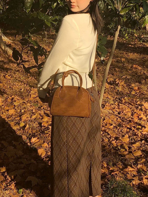 2WAYスエードハンドバッグ | IN1244704 | ブラウン