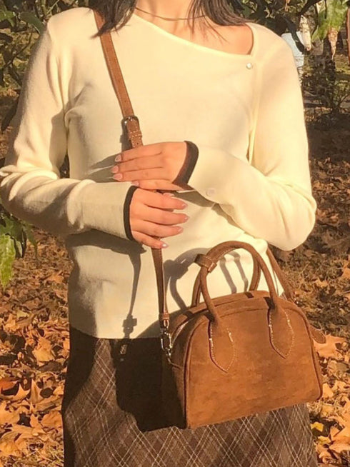 2WAYスエードハンドバッグ | IN1244704 | ブラウン