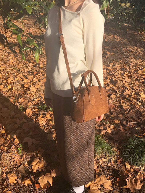 2WAYスエードハンドバッグ | IN1244704 | ブラウン