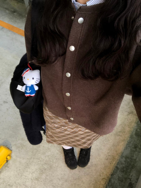 クルーネックライトブルゾン | IN2244709 | ブラック