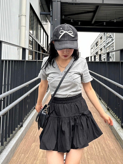 リボンバルーンスカート | IT2242418 | ブラック