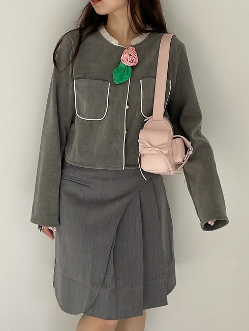 ユニークプリーツスカート | LD2244902 | ネイビー