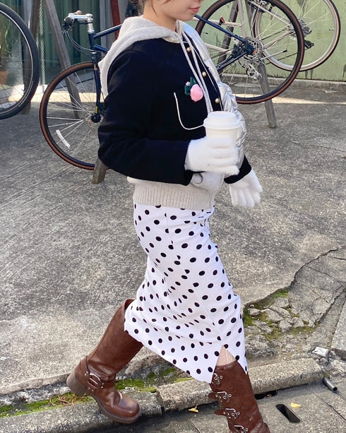 カットコールノーカラージャケット | LD2244905 | ブラック