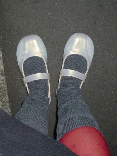 バイカラーバレエシューズ | LD3244901 | シルバー