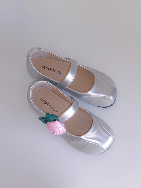 バイカラーバレエシューズ | LD3244901 | シルバー