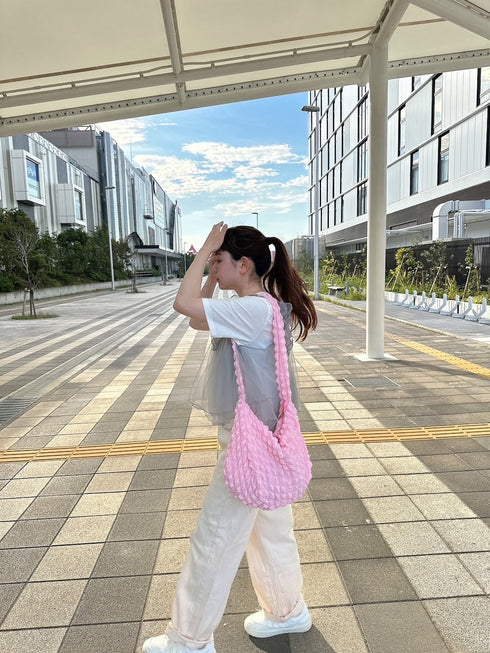 ぽこぽこショルダーバッグ | PP1242702 | ピンク