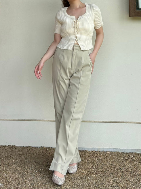 フロントレースアップカーディガン | RN2242012 | ホワイト