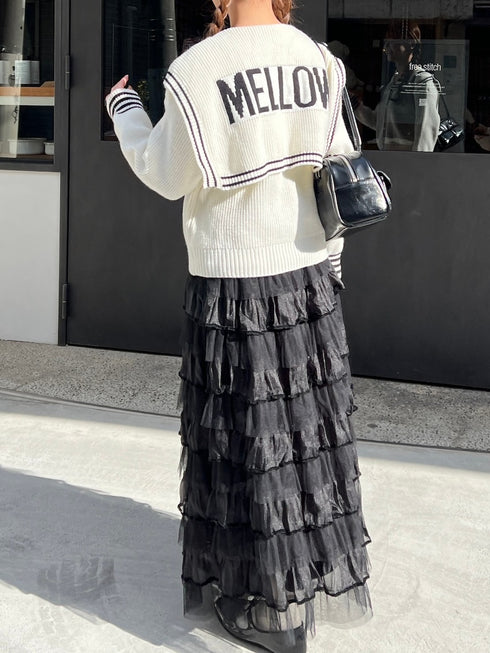 ティアードチュールスカート | RN2244005 | ブラック