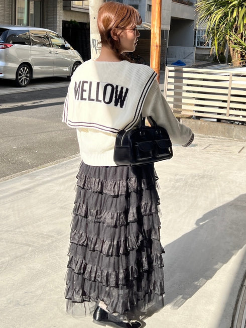 ティアードチュールスカート | RN2244005 | ブラック