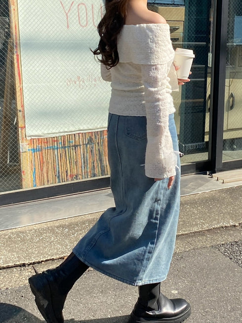 シアーオフショルブラウス | RN2251001 | アイボリー