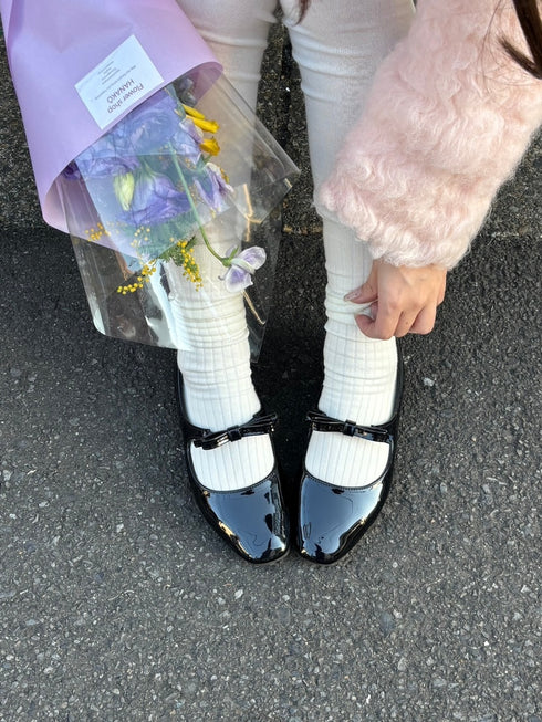 ストラップエナメルシューズ | RN3251001 | ブラック