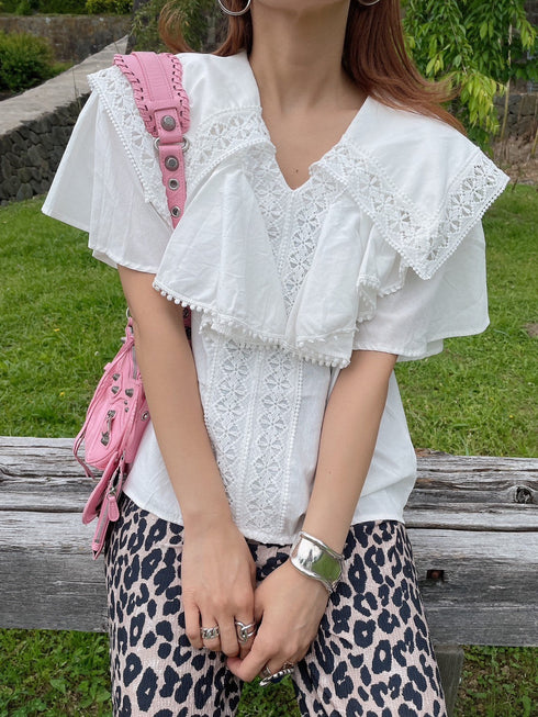 フリルブラウス | AN2241205 | ホワイト